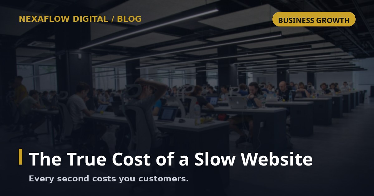 The True Cost of a Slow Website: What Every Second Costs You
