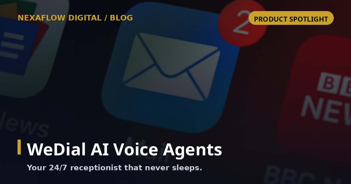 WeDial AI Voice Agents: Your 24/7 Receptionist That Never Sleeps
